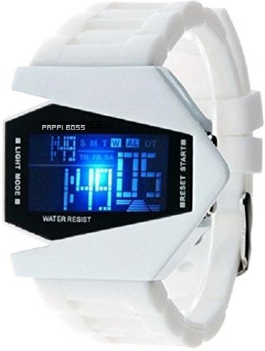 Pappi-Haunt Automatic Movement Digital White Dial Mens Watch (B01LOS2G3U) Amazon Price History, Amazon Price Tracker