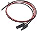 Produktbild revolt Mc4 Kabel: Solarmodul-Verbindungskabel, 4 mm² Leitungsquerschnitt, 1 m (Solarpanel Verbindungskabel, Kabel Solarpanel, Solar Verlängerungskabel)