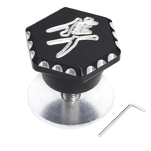 GIDIBII Motorcycle Exhaust Hanger Peg Screw Bolt with Hex Key Compatible with Suzuki Hayabusa GSX1300R 1999-2020 （Black)