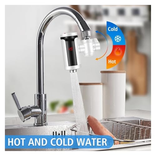 Chauffe-eau cuisine 3300W avec robinet électrique moderne intégré - 5
