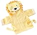 Baby Aspen, Big Top Bath Time Lion Hooded Spa Robe, Yellow, 0-9 Months