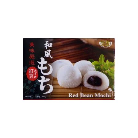 Gateaux Dessert Japonais Mochi Au Haricot Rouge Boite De 6 Pieces 210 G Amazon Fr Epicerie