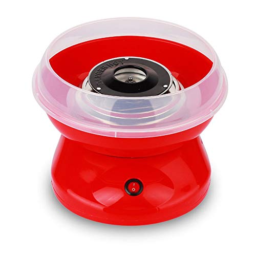 QiKun-Home Elektrische DIY Mini süße Zuckerwatte Hersteller Marshmallow Maschinen Tragbare Zuckerwatte Maschine 450W Red…