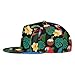 Men Women Macaw and Tropical Cocktail Art Baseball Cap Snapback Dad Hat for Camping Golf Outdoor, Fashionable Comfortable Fit Peaked Cap