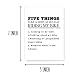 EirlysDesigns 5 Things I Like More Than My Bike Card - Love Bike Riding Card - Funny Card - Happy Birthday Card Bike Fanatic Card Motorbike Card, 5 x 7 inches