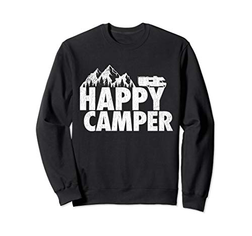 Happy Camper - Mountains and a Motor Home Sweatshirt