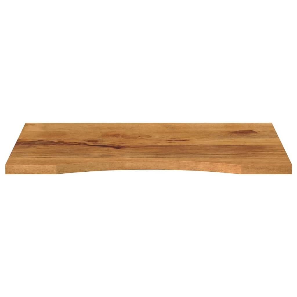 Vassoio Scrivania Legno Massiccio Mango Grezzo 100x60x2,5 cm Piano Tavolo