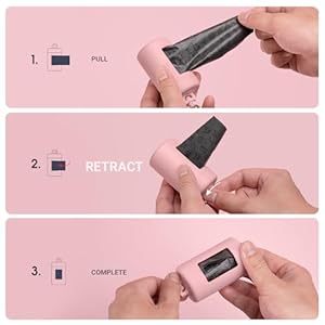 Retractable Dog Waste Bag Dispenser + Bag Holder Kit Dog Poop Bag Dispenser Retractable Waste Bag Dispenser Lightweight Poop Bag Holder Stretchy Strap Fits Any Dog Leash black  Cucciolini Doodles Retractable dog waste bag dispenser + bag holder kit dog poop bag dispenser retractable waste bag dispenser lightweight poop bag holder stretchy strap fits any dog leash black   cucciolini doodles