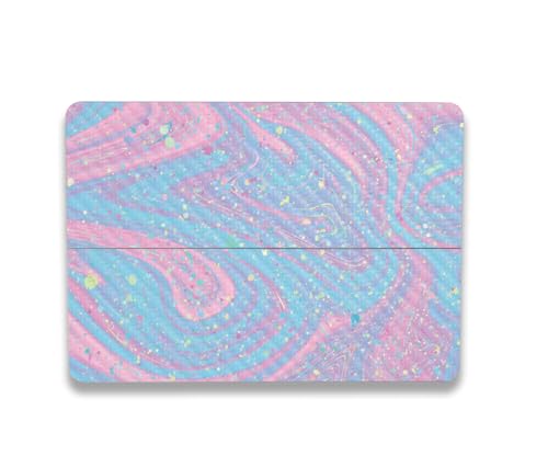 Image of MightySkins Carbon Fiber Skin Compatible with Microsoft Surface Laptop Studio 2 (2023) Full Wrap Kit - Cotton Candy Swirl | Protective, Durable Textured Carbon Fiber Finish | Made in The USA
