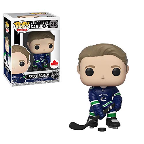 Funkopop Nhl: Brock Boeser Vancouver Canucks Home Jersey Grosnor Exclusive - Stylized Vinyl Figure 28