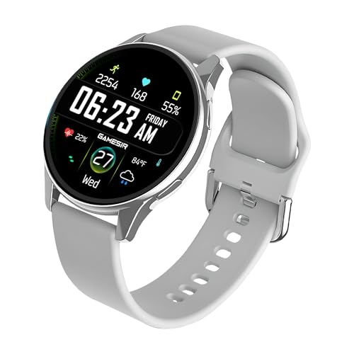 Image of GameSir Active 5 Smart Watch AMOLED Display 1.3 inch Screen, 360 * 360 Resolution, IP68 Waterproof with Multiple Watch Faces Bluetooth Calling Round Dial Smartwatch for Men & Women (Grey)