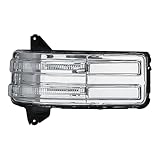 LONGLING Replacement Passenger Right Side Door Towing Mirror Turn Signal Light Lamp Indicator without DRL for Chevrolet Silverado GMC Sierra 1500 2500HD 3500HD from 2019 to 2024