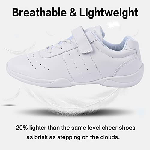 Image of Cheer Shoes Women Cheerleading Dance Shoes Fashion Sneakers Athletic Sport Training Lace Up Shoes for Gilrs