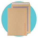 Triplast 10 x A4 C4 Manilla Hard Board Back Envelopes (324x229mm) - Cardboard Backed Mailers with Peel & Seal Strip - Rigid Do Not Bend Envelopes for Mailing Posting Shipping & Storing Documents