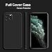 TENOC Phone Case Compatible with iPhone 11 Pro, Black Case Anti-Fingerprint Protective Bumper Matte Cover for 5.8 Inch