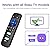 (Pack of 2) Compatible with Roku TV Remote Control Replacement, TCL Roku, Hisense, Sharp, Onn Roko, Element, RCA Roko Smart TV Series (No Voice, Not for Ruku-Stick/Box). 1 Year Warranty.