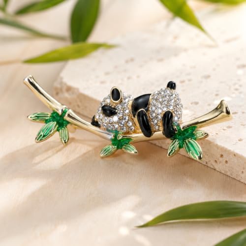 Image of Rhinestone Animal Brooch Pins for Women