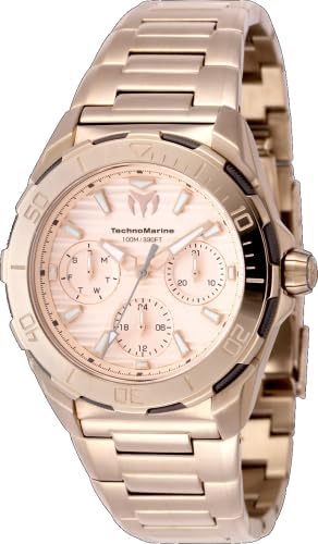 TechnoMarine Seven SEAS Lady 36mm Stainless Steel Rose Gold Rose Gold dial VH63 Quartz
