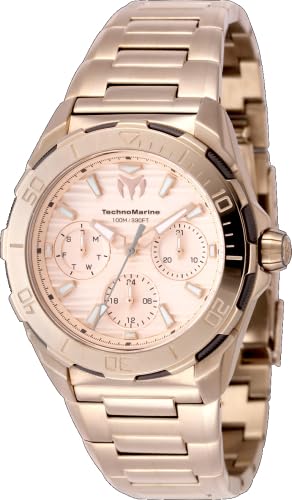 TechnoMarine Seven SEAS Lady 36mm Stainless Steel Rose Gold Rose Gold dial VH63 Quartz