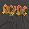 AC/DC Gradient Logo Mens Long Sleeve T Shirt, Charcoal, Medium #1