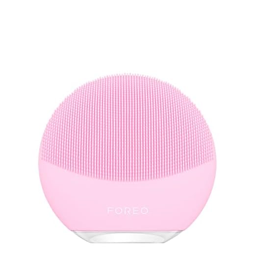 FOREO, LUNA mini 3, Escova de Limpeza e Firmadora Facial, com Pulsação T-Sonic, Ultra Higiênica e Suave, Resistente à Àgua, Compatível com o App, para Viagem, Cor Rosa