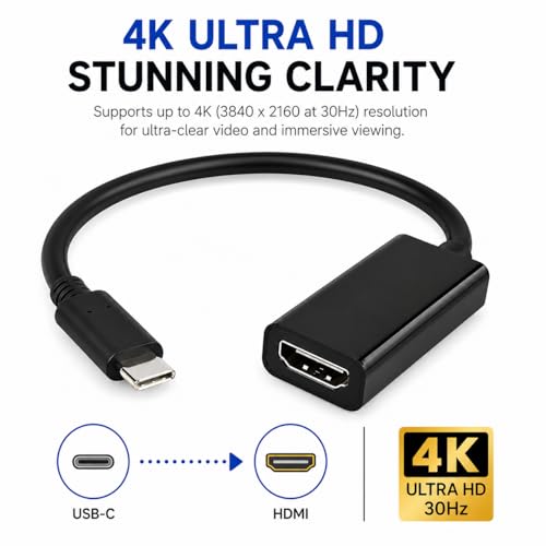 Adaptateur USB C vers HDMI 4K Master Cables pour MacBook et Samsung