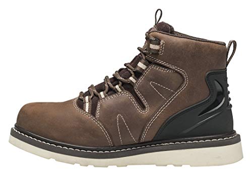 FSI FOOTWEAR SPECIALTIES INTERNATIONAL Men's 7606 Leather Wedge 6" Soft Toe Waterproof Puncture Resistant Eh Work Boots3