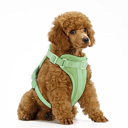 Wisedog-No-Pull-Lightweight-Dog-Vest-Harness-with-Soft-and-Comfortable-Cushion-Breathable-Mesh-for-Small-Medium-Large-Dogs-Walking-SNeck-984-1417Chest-1417-2205-Sage-Green