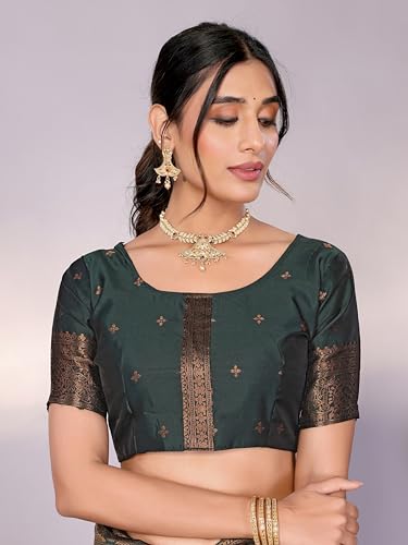 Image of Avantika Fashion Women's Kanjivaram Soft Silk Banarasi Sarees With Blouse Piece For Women