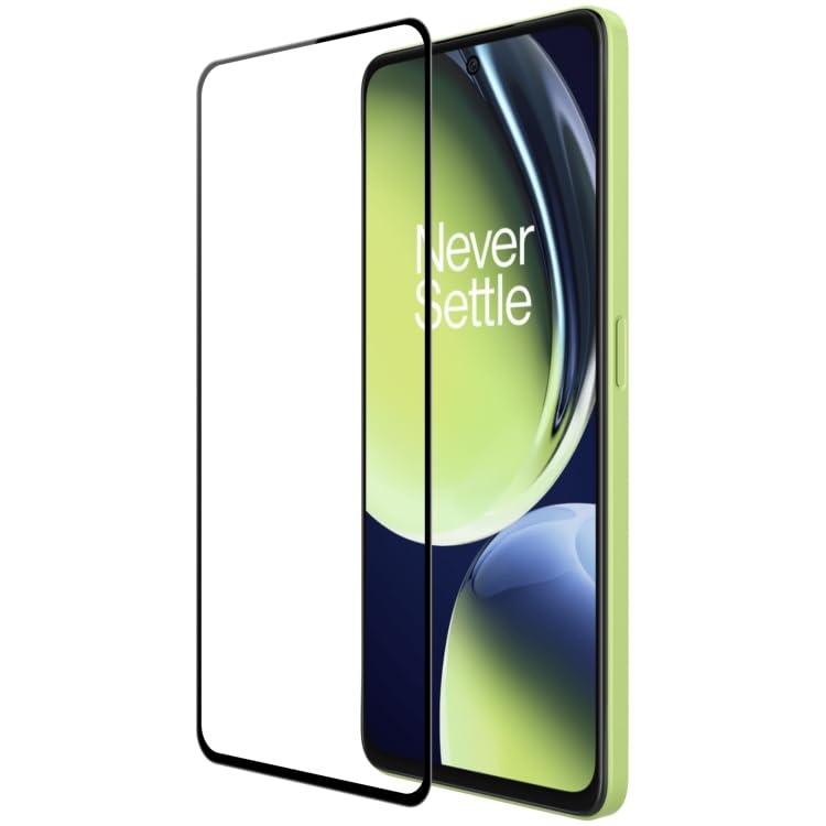 Image of Casodon Tempered Glass Screen Protector Guard for Oneplus Nord 3 5G (Black) Full Screen Coverage with Easy Installation Kit