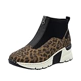 braun-kombi Rieker Damen Schlupfstiefel in braun-Kombi - Gr. 39