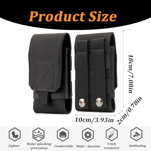 DOKRIN Fundas cartucheras para móviles,Riñonera para teléfono móvil, funda para teléfono móvil estilo cinturón para hombre, juego de accesorios de transporte - imagen 2