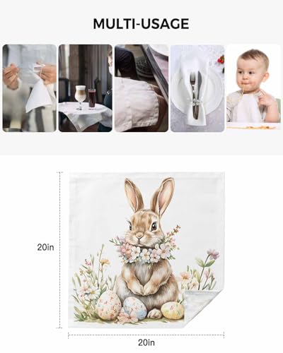 Servilletas de Tela Pack x4, Poliéster, 50.8 x 50.8 cm miniatura 5