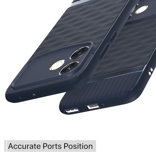Image of Outlouders Back Cover for Oppo F33 Pro 5G | Full Camera Protection | TPU Soft Flexible Shockproof Bumper Case (Blue)