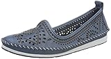  Andrea Conti Damen 0023414 Slipper, Blau (Jeans), 41 EU