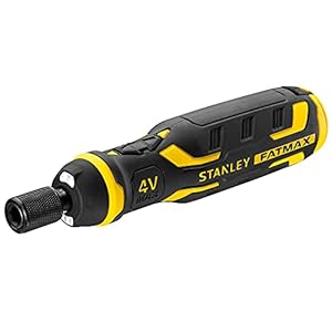 Stanley FATMAX FMHT66719-0 Multi-bitschroevendraaier, 4 V accu, 1,5 Ah, optimale snelheid, compact design, magnetische bithouder, inclusief 6 bits en USB-kabel