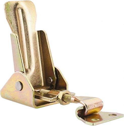 3-13/32" Long x 1-3/16" Wide, Adjustable Toggle Latch - Steel, with Yellow Chromate Finish (9 Pack)