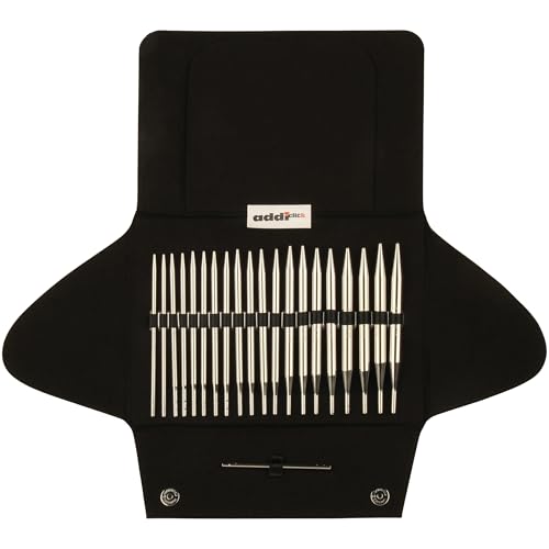 addiClick Interchangeable Knitting Needle Set, Brass Tips