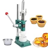 PioMue Máquina Comercial para Hacer tartaletas de Huevo, máquina Manual para Hacer tartaletas de Crema, Prensa Manual para Hornear tartaletas, moldear Masa sin Esfuerzo para natillas B00