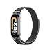 Produktbild SABSEN Armband für Xiaomi Mi Band 8 Armband, Xiaomi Mi Band 8 Armband Metal Mesh Edelstahl Damen Herren Armband mit Magnet Kompatibel mit Xiaomi Mi Band 8 (A)