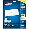 Avery Easy Peel Printable Address Labels, Sure Feed Technology, 1 x 2-5/8 Customizable Stickers, White, 750 Blank Mailing Labels, Great for Mailing, Shipping, and More (8160)