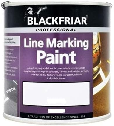 Blackfriar Road Line Marking Paint White - 1 Litre