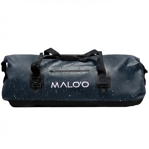 Sac étanche pour kayak rafting bateau et natation Malo'o noir de 40L à 100L