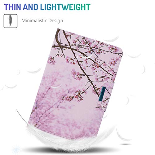 Dteck Universal Case For 9.5-10.5 Inch Tablet - Slim Light Pretty Folio Pocket Stand Case Cover For Apple Ipad/Samsung/Kindle/Huawei/Lenovo/Android/Dragon Touch 9.7 9.6 10.1 10.5 Inch-Pink Floral #TOP1