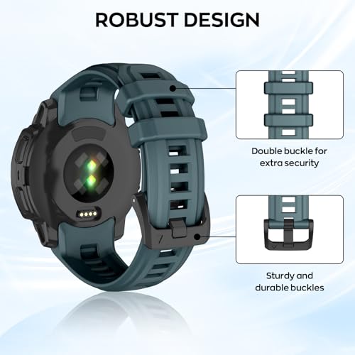 Correa Compatible Garmin Instinct E 45mm 22mm Silicona miniatura 4