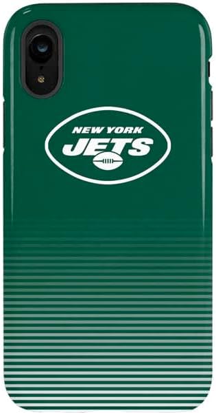 Skinit Pro Phone Case Compatible with iPhone XR - Officially Licensed NFL New York Jets Distressed Design