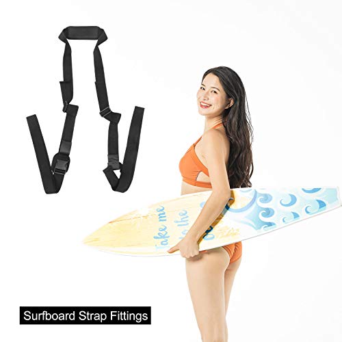 CLISPEED Alça de Transporte de Prancha de Surfe para Caiaque Alça de Transporte de Ombro Alça de Tra