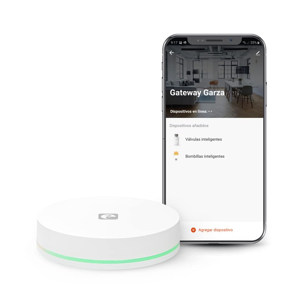 Garza – ZigBee 3.0-Bridge für zu Hause. Verbinden Sie bis zu 100 Zigbee-Geräte mit einem stabilen und sicheren Netzwerk. Kompatibel mit Zigbee-Geräten Anderer Marken, Alexa und Google Assistant.