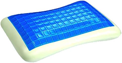 Cool Clima Gel Ergonomic- Luxury Neck Pillow- Gel & Memory Foam- Pillows for Sleeping- Luxury Case