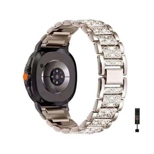 Bracelet métallique pour Galaxy Watch 8 réglable anti-transpiration et chic
